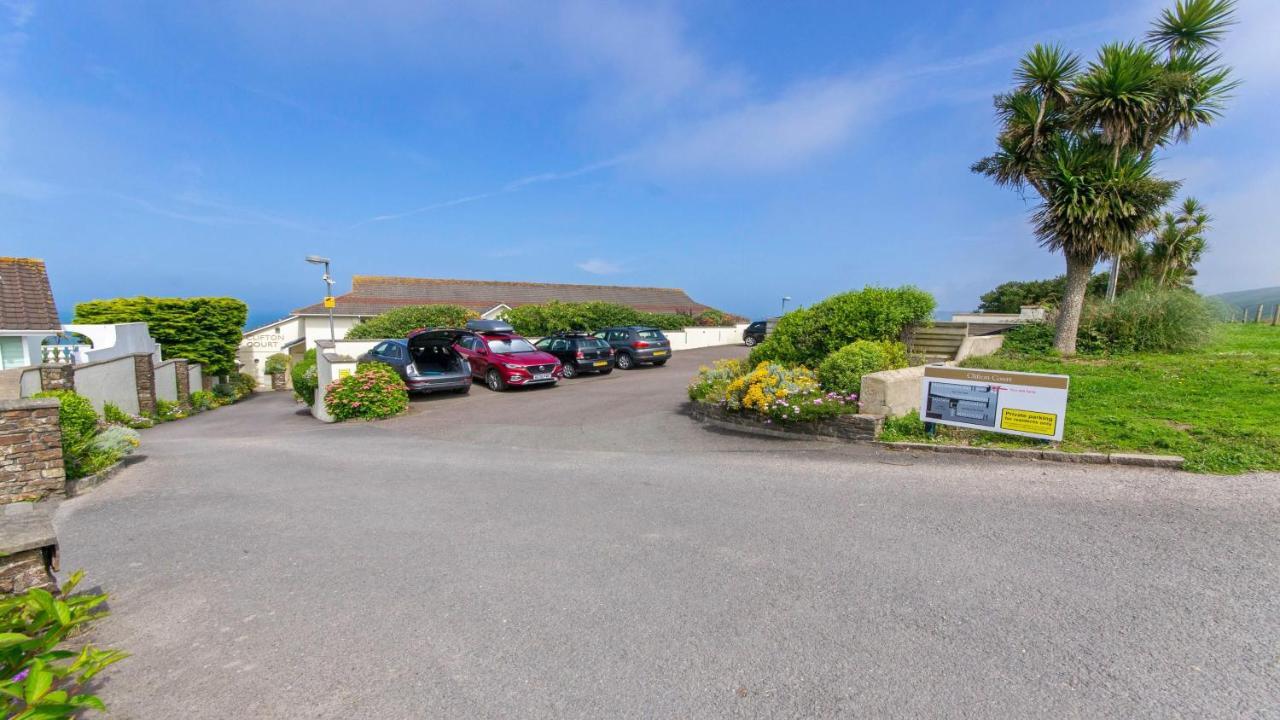 Ferienwohnung Clifton Court Apt 23 With Seaviews & Heated Pool Croyde Exterior foto