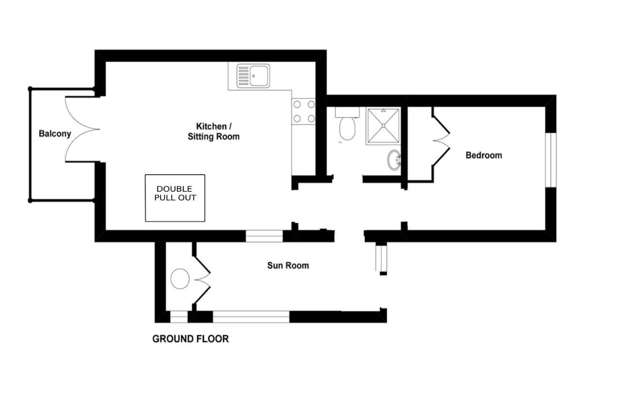 Ferienwohnung Clifton Court Apt 23 With Seaviews & Heated Pool Croyde Exterior foto